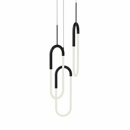 KUZCO LIGHTING Huron Black Pendants MP95103-BK